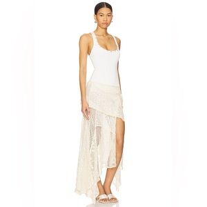 Siedres Marcela Dress with Lace Overlay